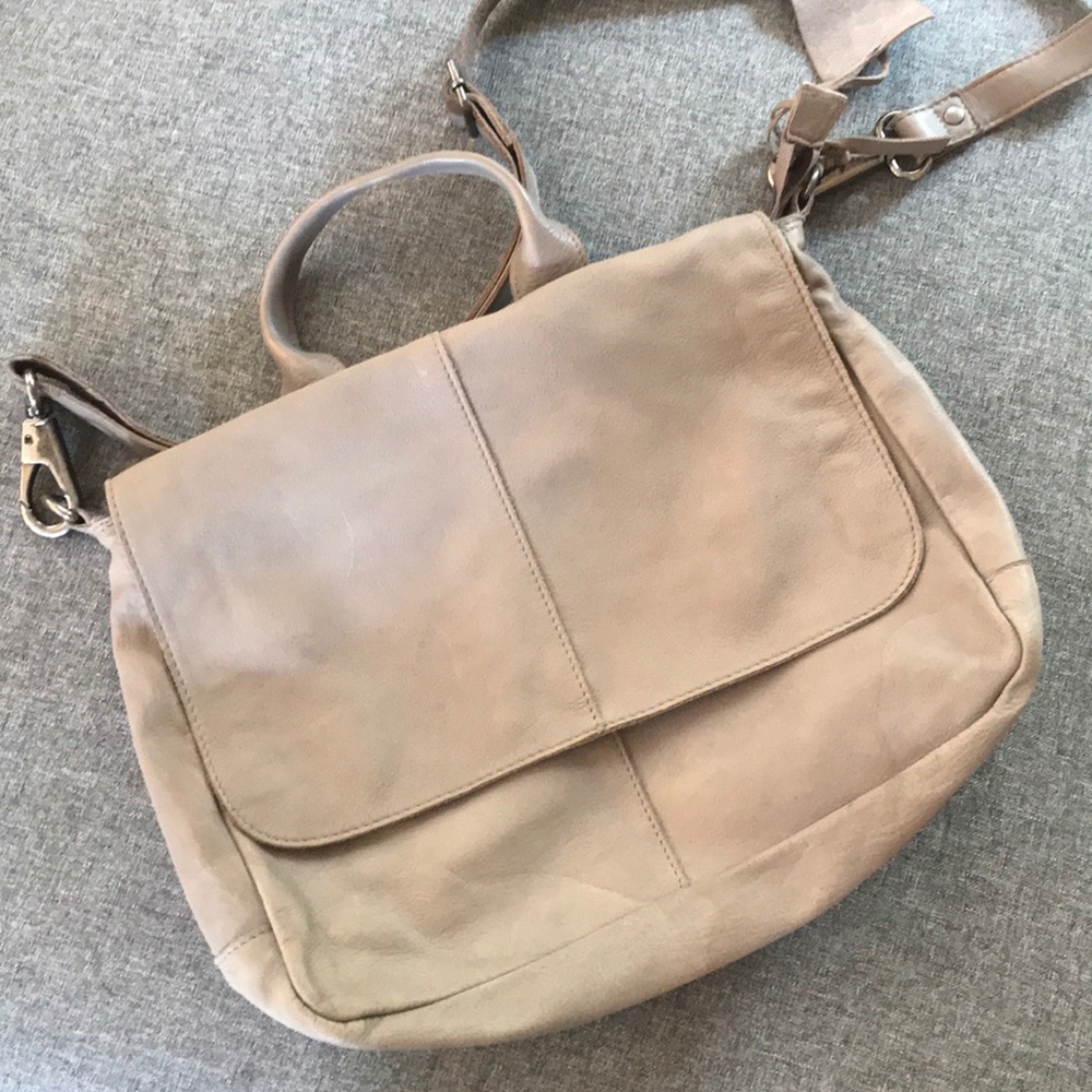 Latico Soft Gray Leather Purse